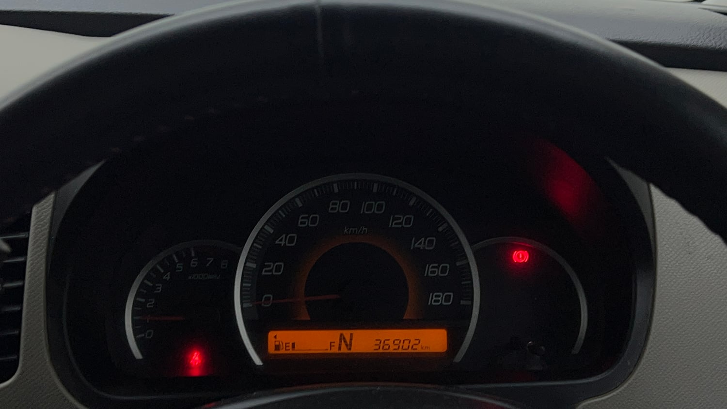 Used 2016 Maruti Suzuki Wagon R 1.0 VXI AMT Petrol Automatic interior CLUSTERMETER VIEW