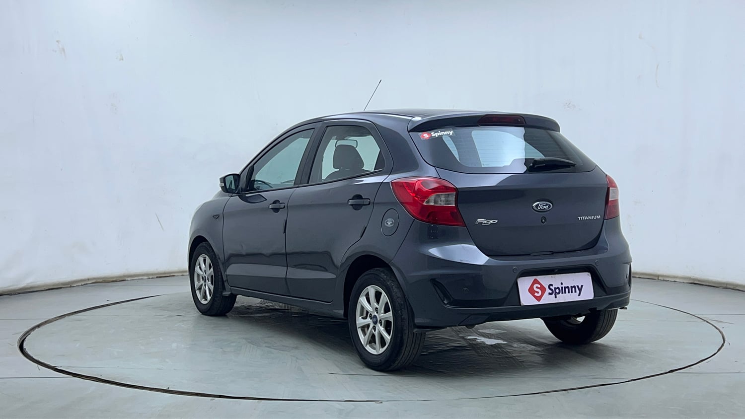Used 2019 Ford Figo Titanium 1.2 Ti-VCT MT Petrol Manual exterior LEFT REAR CORNER VIEW