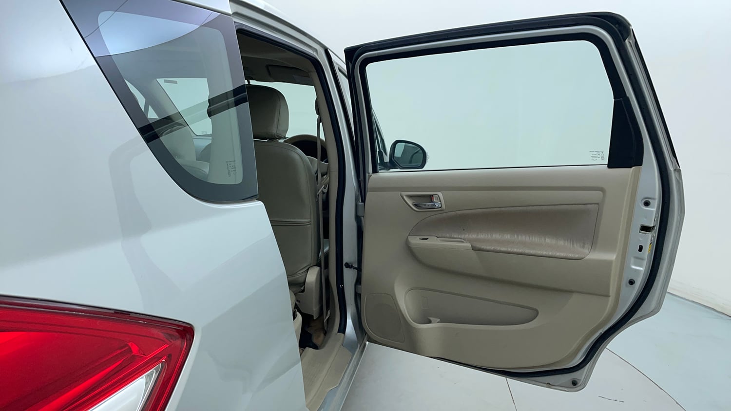Used 2014 Maruti Suzuki Ertiga ZXi Petrol Manual interior RIGHT REAR DOOR OPEN VIEW