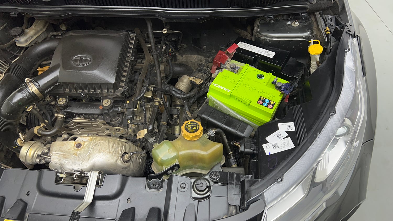 Used 2022 Tata Nexon XZA Plus (S) Petrol Automatic engine ENGINE LEFT SIDE VIEW