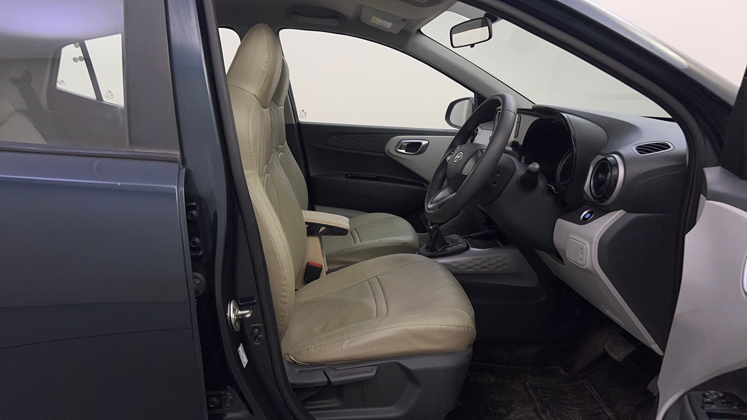 Used 2021 Hyundai Grand i10 Nios Asta AMT 1.2 Kappa VTVT Petrol Automatic interior RIGHT SIDE FRONT DOOR CABIN VIEW