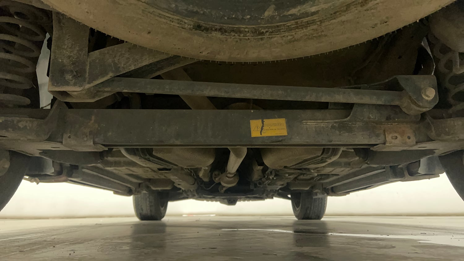 Used 2022 Tata Harrier XZA Plus Dark Edition Diesel Automatic extra REAR UNDERBODY VIEW (TAKEN FROM REAR)