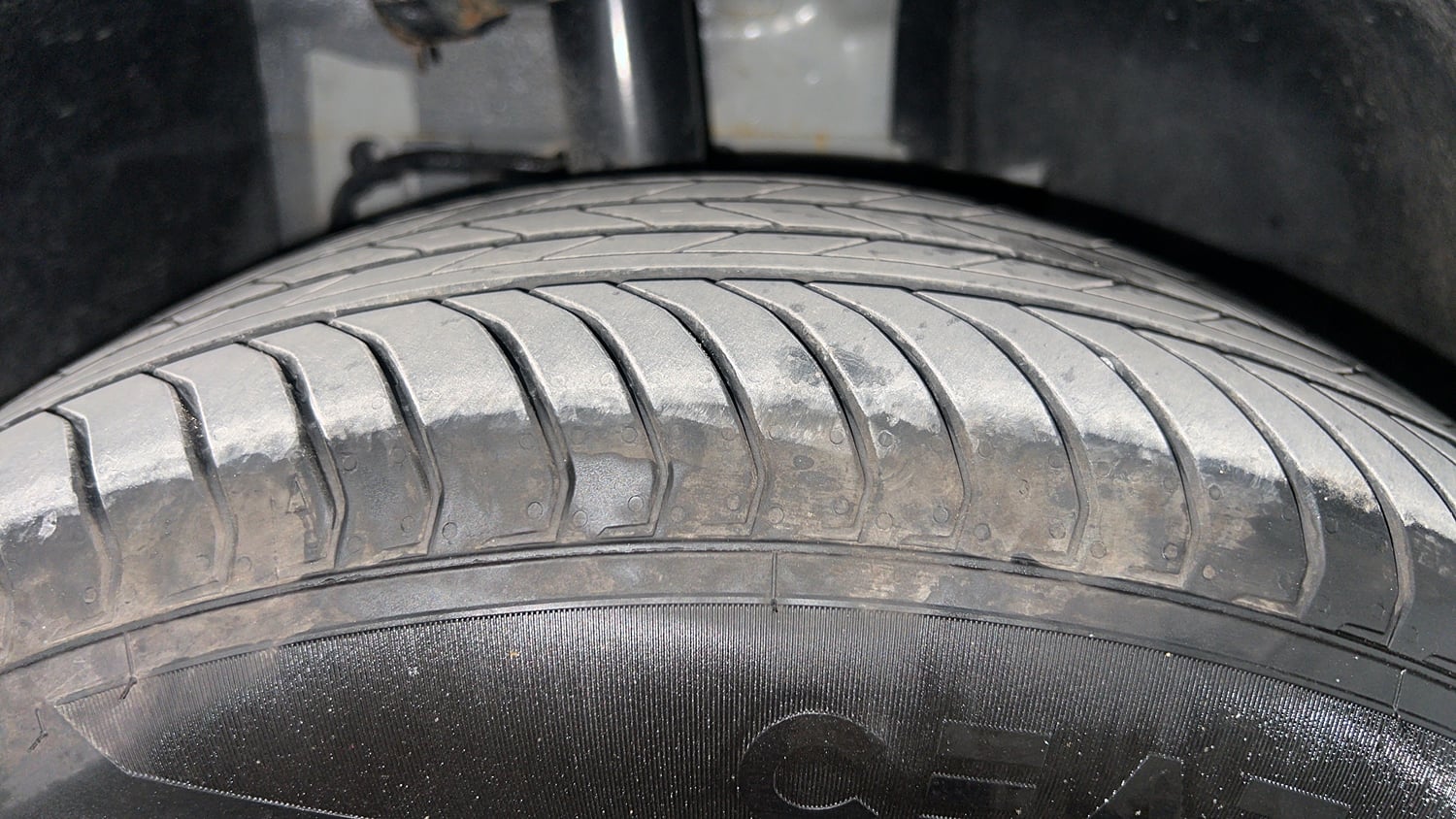 Used 2026 Tata Nexon Creative 1.2 Petrol 6MT Petrol Manual tyres RIGHT FRONT TYRE TREAD VIEW