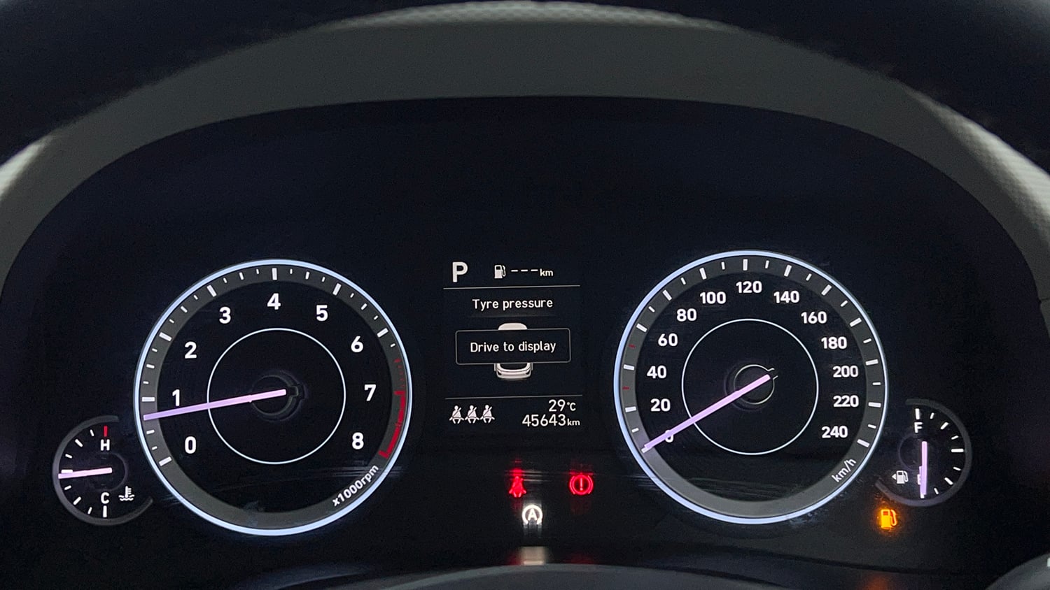 Used 2023 Hyundai Creta SX 1.5 Petrol IVT Petrol Automatic interior CLUSTERMETER VIEW