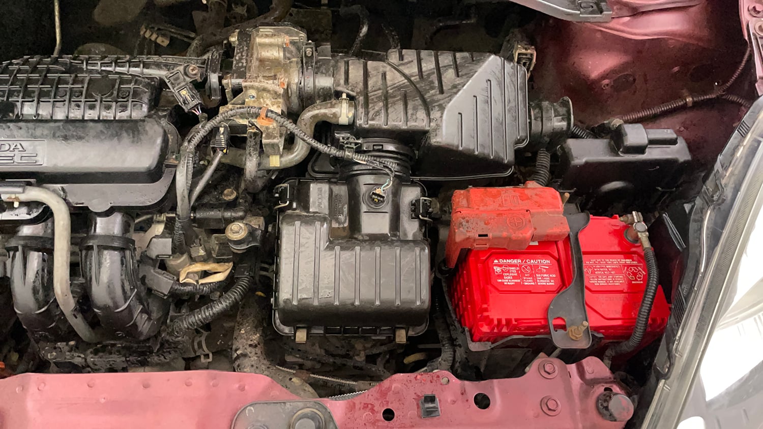 Used 2016 Honda Amaze 1.2 S AT i-VTEC Petrol Automatic engine ENGINE LEFT SIDE VIEW