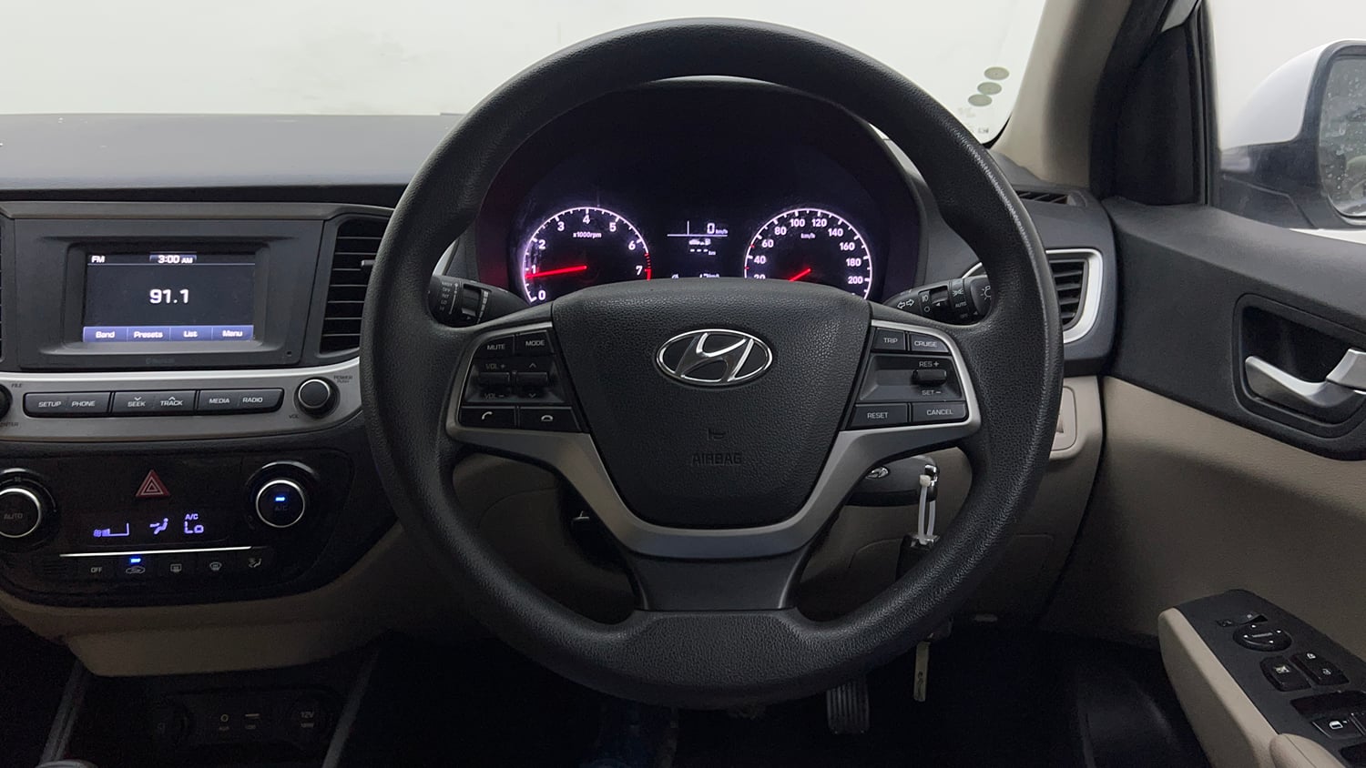 Used 2019 Hyundai Verna EX 1.4 VTVT Petrol Manual interior STEERING VIEW