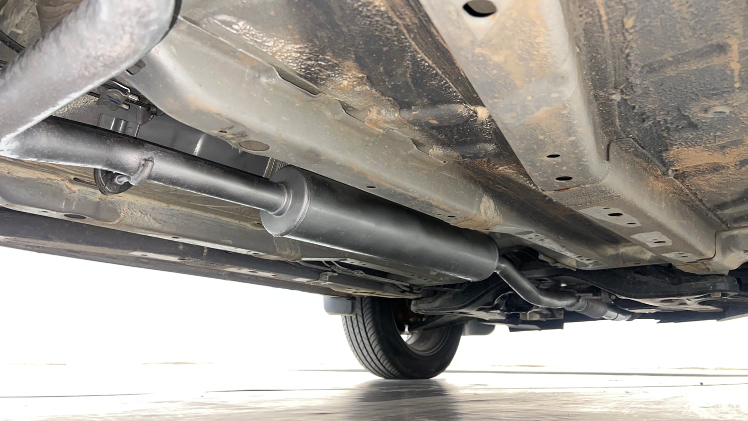 Used 2026 Tata Nexon Creative 1.2 Petrol 6MT Petrol Manual extra REAR RIGHT UNDERBODY VIEW
