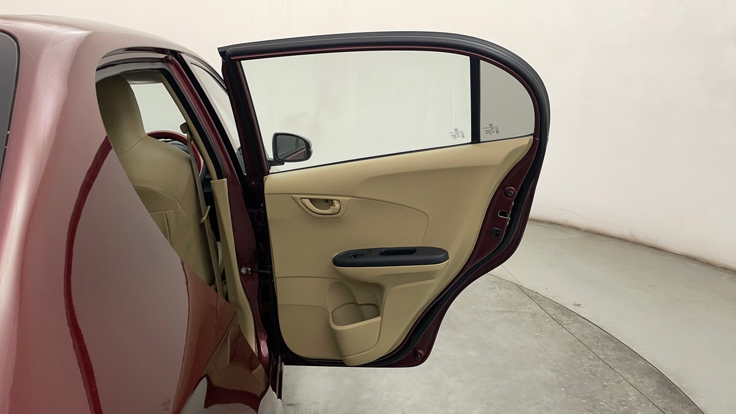 Used 2016 Honda Amaze 1.2 S AT i-VTEC Petrol Automatic interior RIGHT REAR DOOR OPEN VIEW