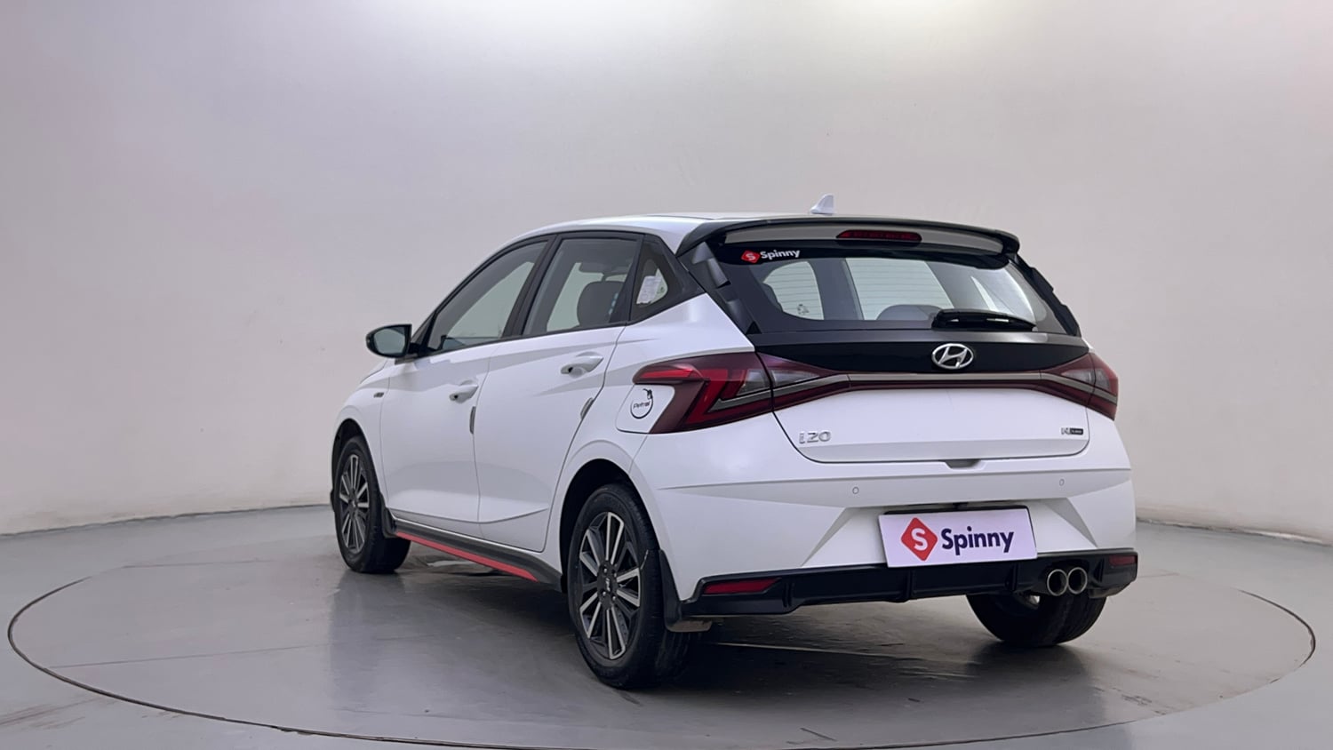 Used 2023 Hyundai i20 N Line N8 1.0 Turbo DCT Petrol Automatic exterior LEFT REAR CORNER VIEW