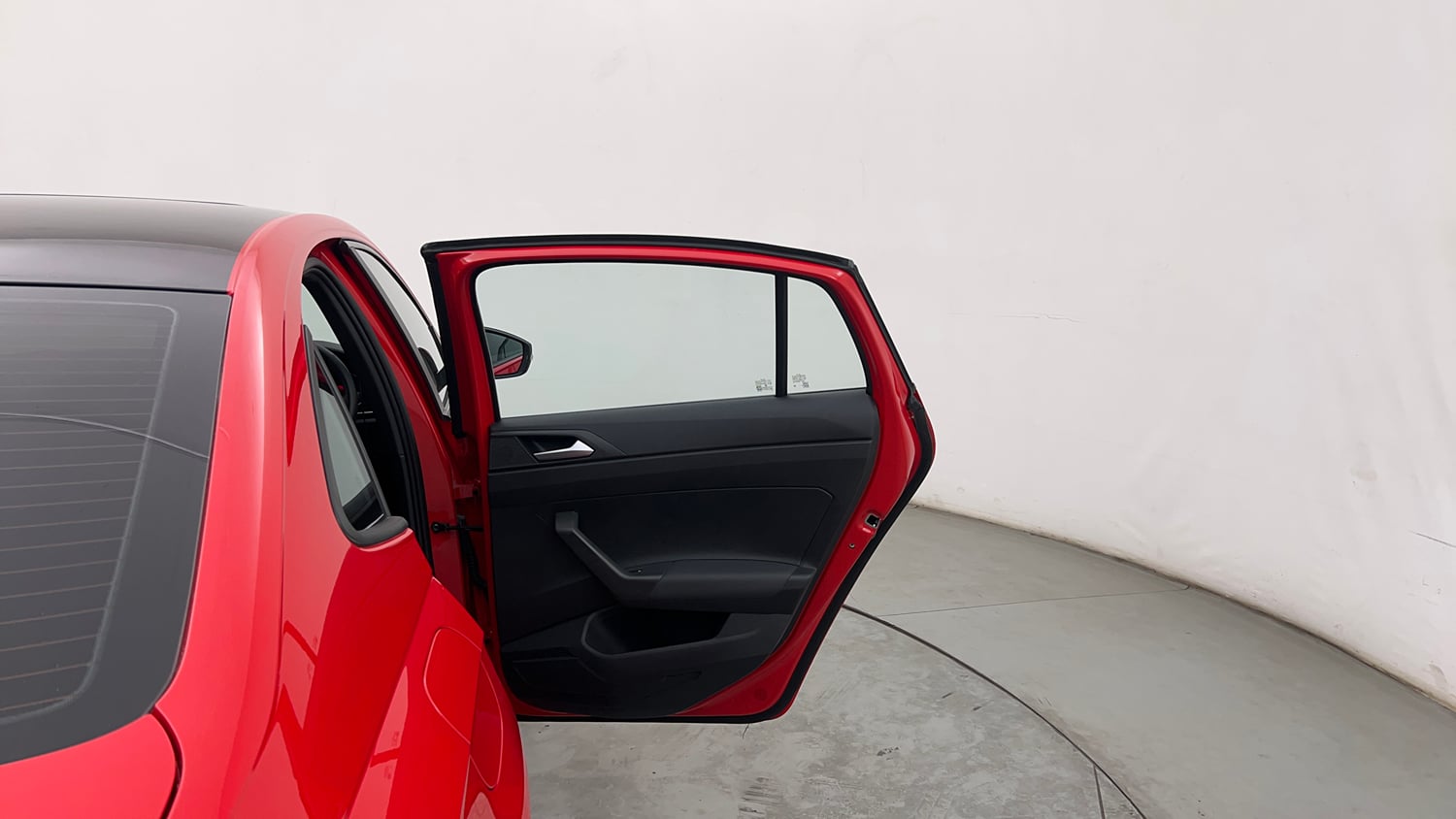 Used 2025 Volkswagen Virtus GT Line 1.0 TSI AT Petrol Automatic interior RIGHT REAR DOOR OPEN VIEW