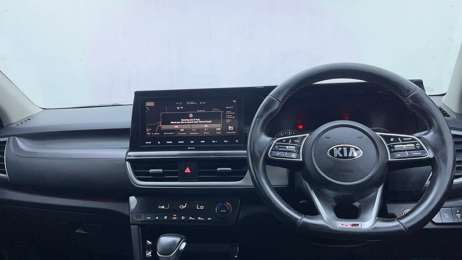 Used 2019 kia Seltos GTX DCT 1.4 Petrol Automatic interior DASHBOARD VIEW