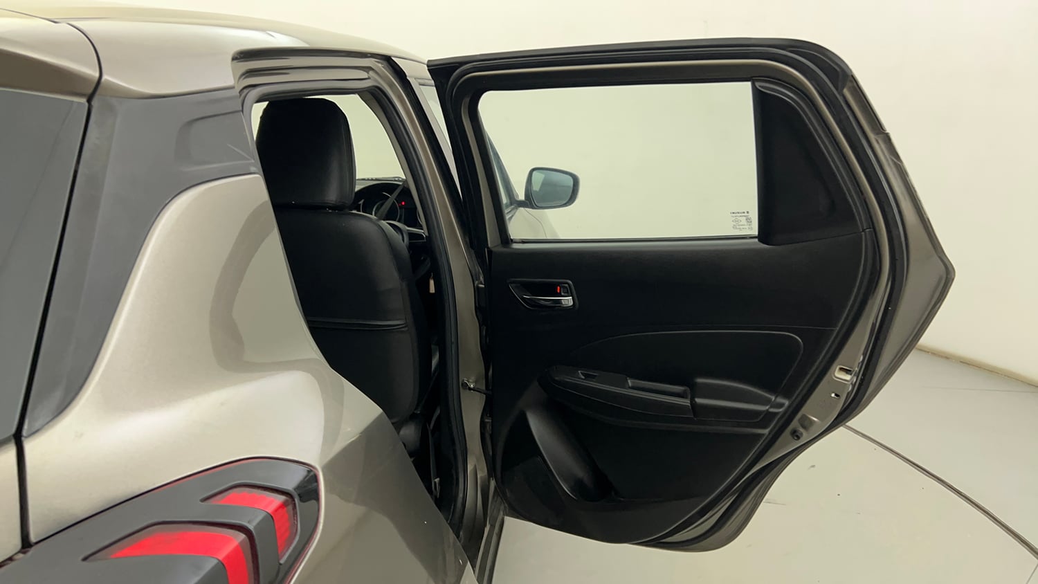 Used 2022 Maruti Suzuki Swift VXi Petrol Manual interior RIGHT REAR DOOR OPEN VIEW