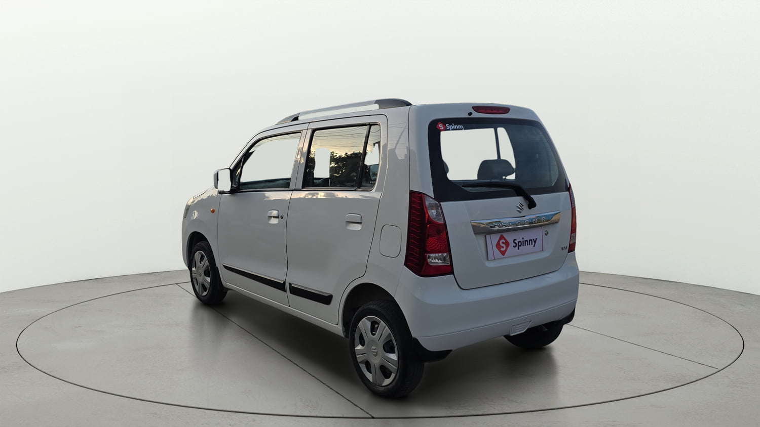 Used 2017 Maruti Suzuki Wagon R VXI Petrol Manual exterior LEFT REAR CORNER VIEW