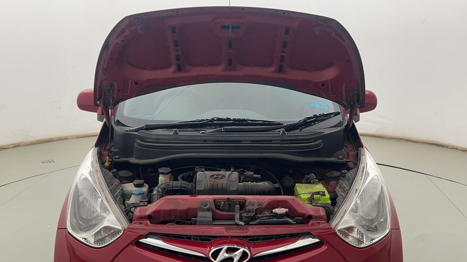 Used 2015 Hyundai Eon Magna + Petrol Manual engine ENGINE & BONNET OPEN FRONT VIEW