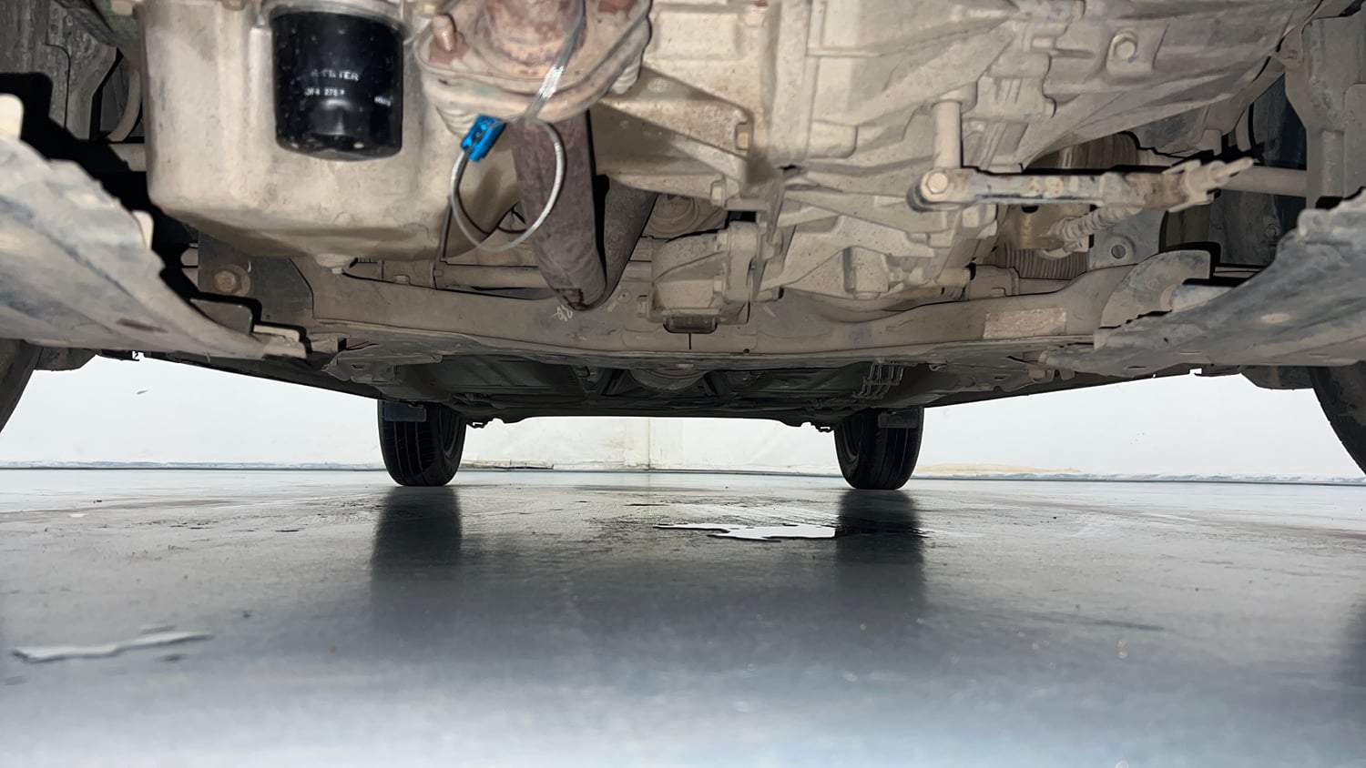 Used 2021 Maruti Suzuki Baleno Delta Petrol Manual extra FRONT LEFT UNDERBODY VIEW