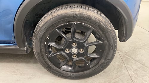 Used 2017 Maruti Suzuki Ignis Alpha 1.2 MT Petrol Manual tyres LEFT REAR TYRE RIM VIEW