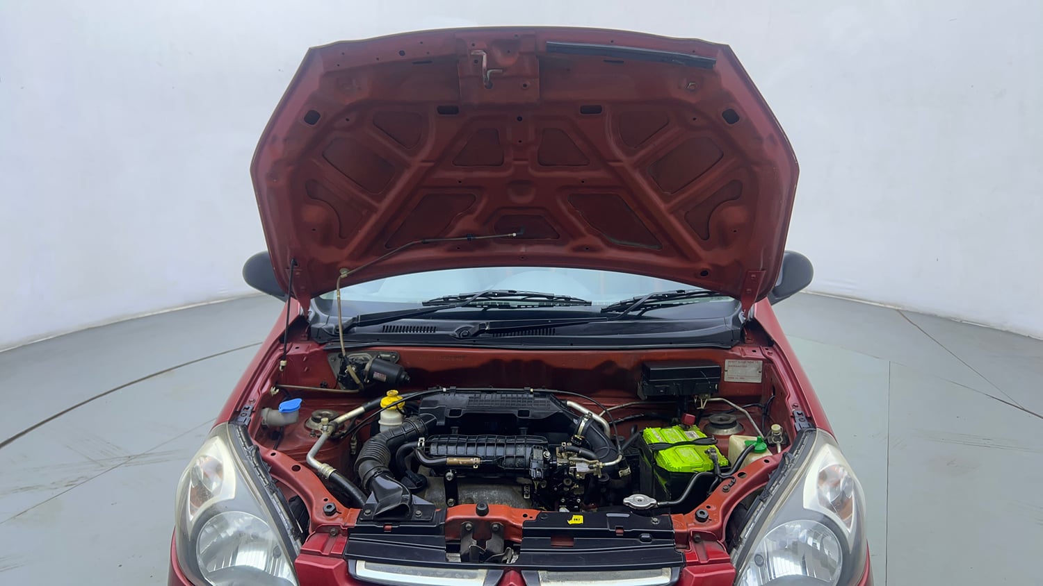 Used 2016 Maruti Suzuki Alto 800 Vxi Petrol Manual engine ENGINE & BONNET OPEN FRONT VIEW