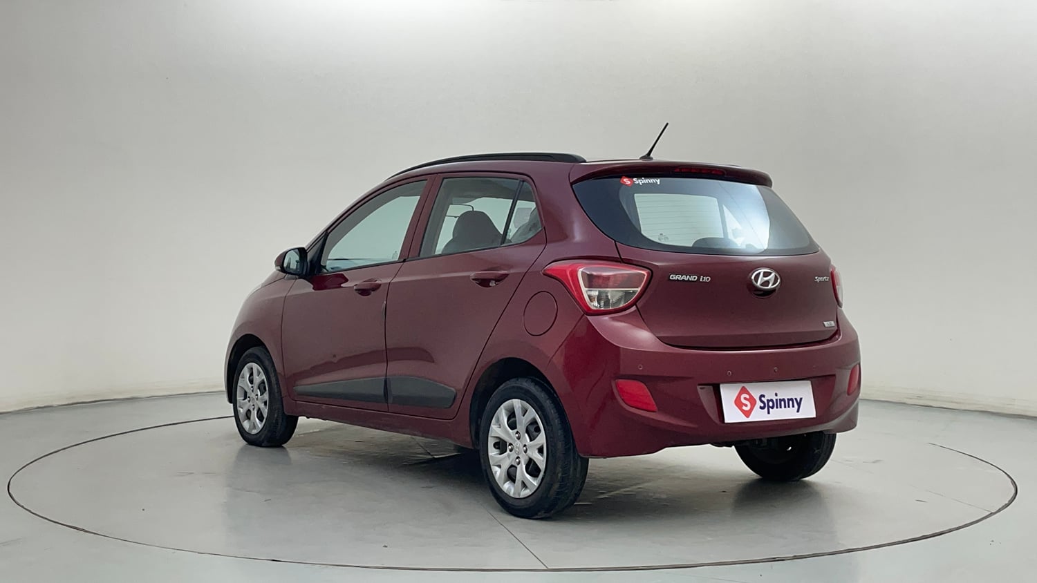 Used 2016 Hyundai Grand i10 Sportz 1.2 Kappa VTVT Petrol Manual exterior LEFT REAR CORNER VIEW