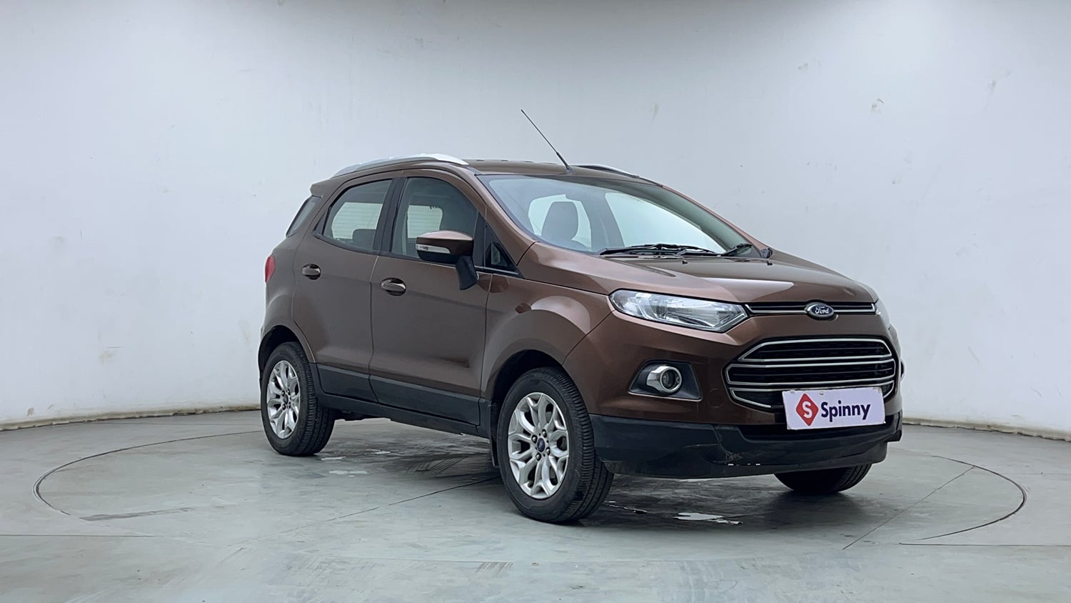 Used 2017 Ford EcoSport Titanium 1.5L Ti-VCT AT Petrol Automatic exterior RIGHT FRONT CORNER VIEW