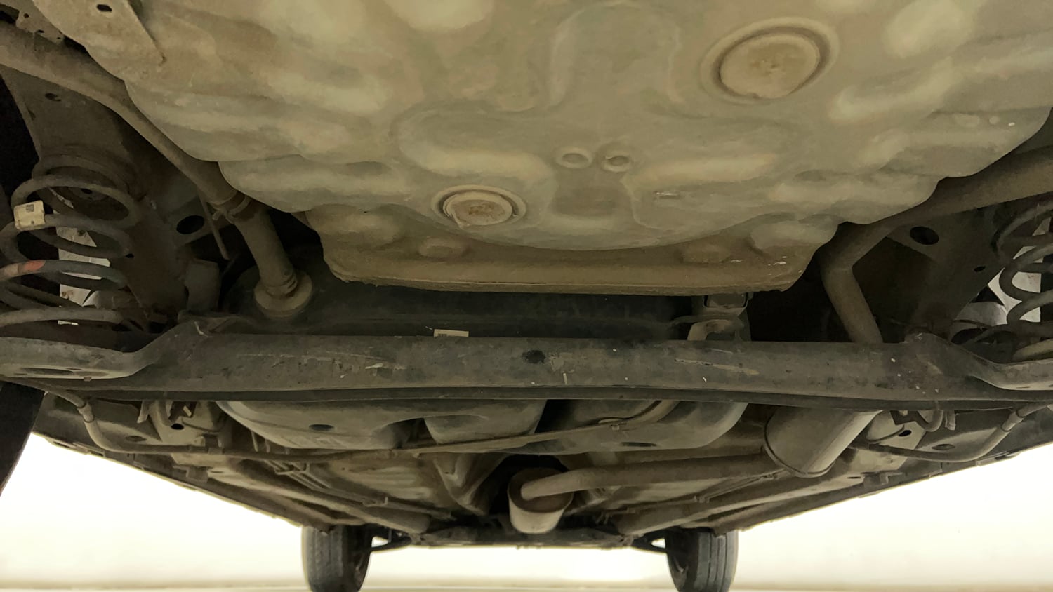 Used 2021 Maruti Suzuki S-Presso VXi CNG Cng Manual extra REAR UNDERBODY VIEW (TAKEN FROM REAR)
