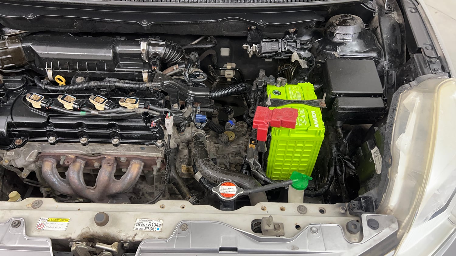Used 2015 Maruti Suzuki Baleno Zeta 1.2 Petrol Manual engine ENGINE LEFT SIDE VIEW