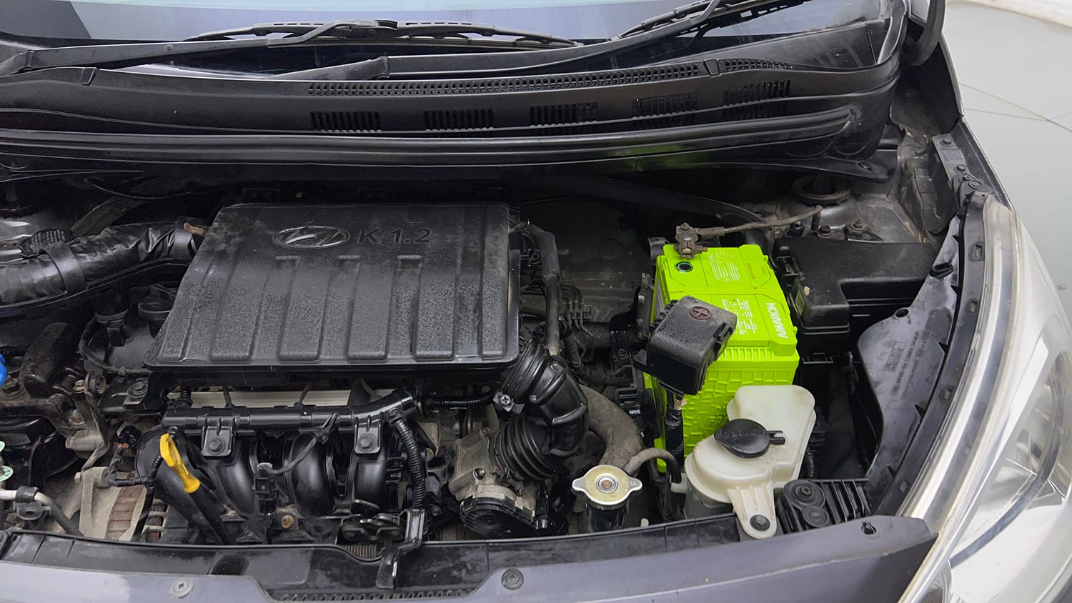 Used 2016 Hyundai Grand i10 Sportz 1.2 Kappa VTVT Petrol Manual engine ENGINE LEFT SIDE VIEW