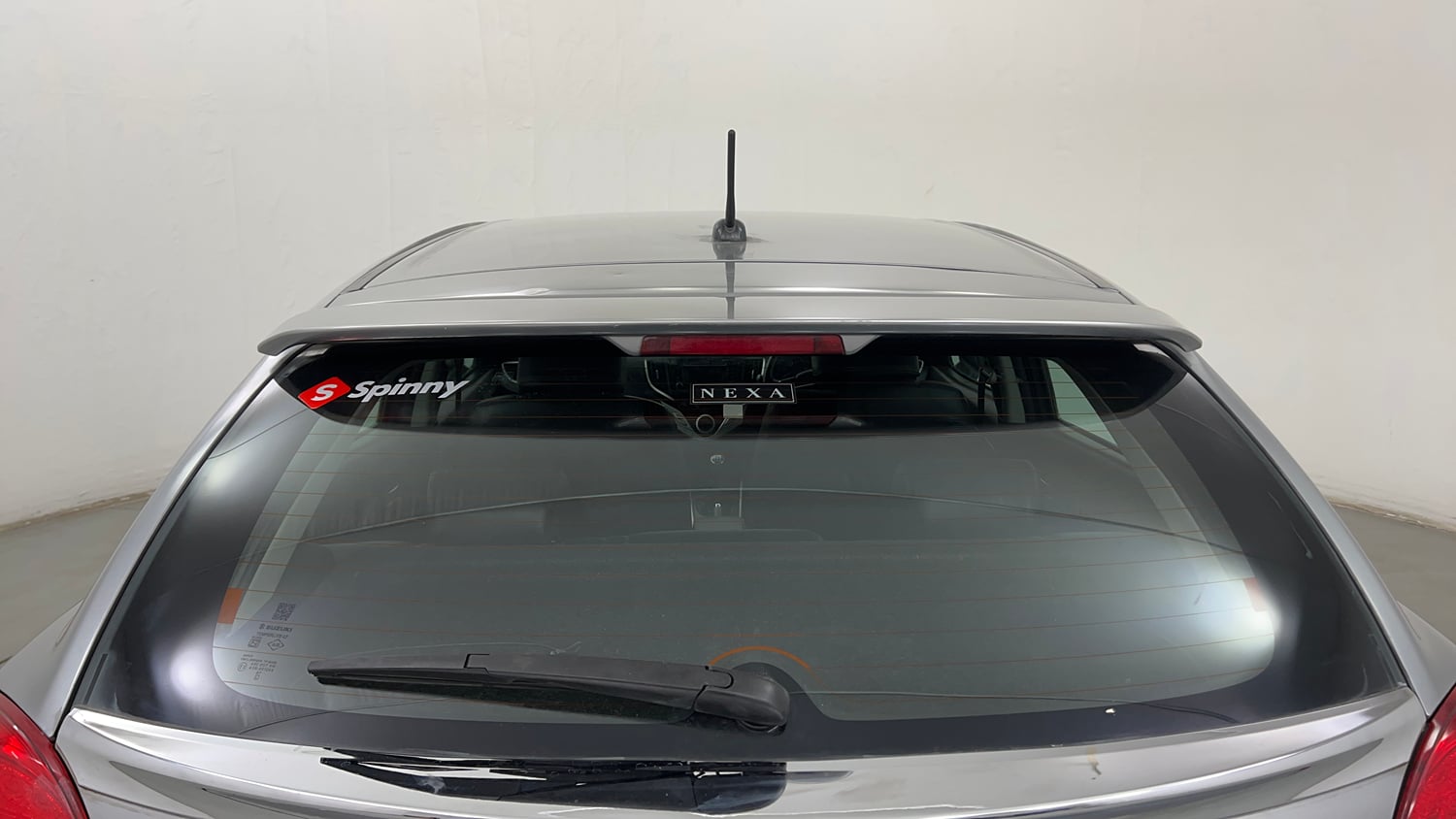 Used 2015 Maruti Suzuki Baleno Zeta 1.2 Petrol Manual exterior BACK WINDSHIELD VIEW