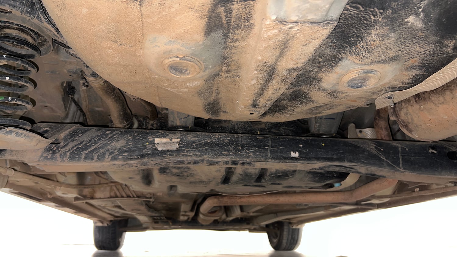 Used 2024 Hyundai New i20 Asta (O) 1.2 IVT Petrol Automatic extra REAR UNDERBODY VIEW (TAKEN FROM REAR)
