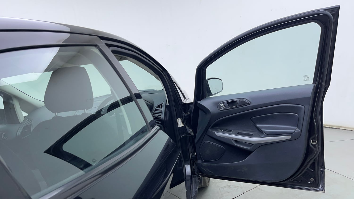 Used 2018 Ford EcoSport Ambiente 1.5L Ti-VCT Petrol Manual interior RIGHT FRONT DOOR OPEN VIEW