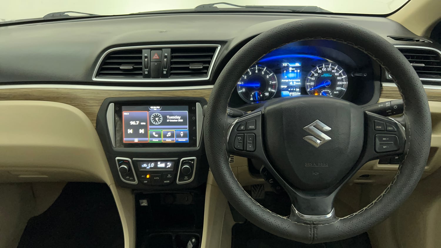 Used 2022 Maruti Suzuki Ciaz Zeta 1.5 Petrol Manual interior STEERING VIEW