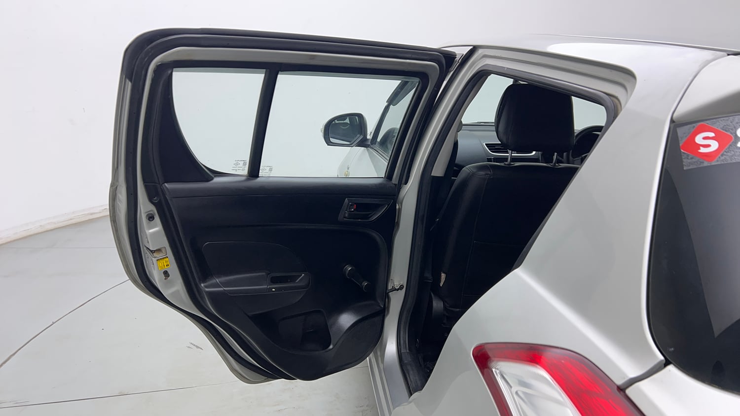 Used 2016 Maruti Suzuki Swift Lxi (O) Petrol Manual interior LEFT REAR DOOR OPEN VIEW