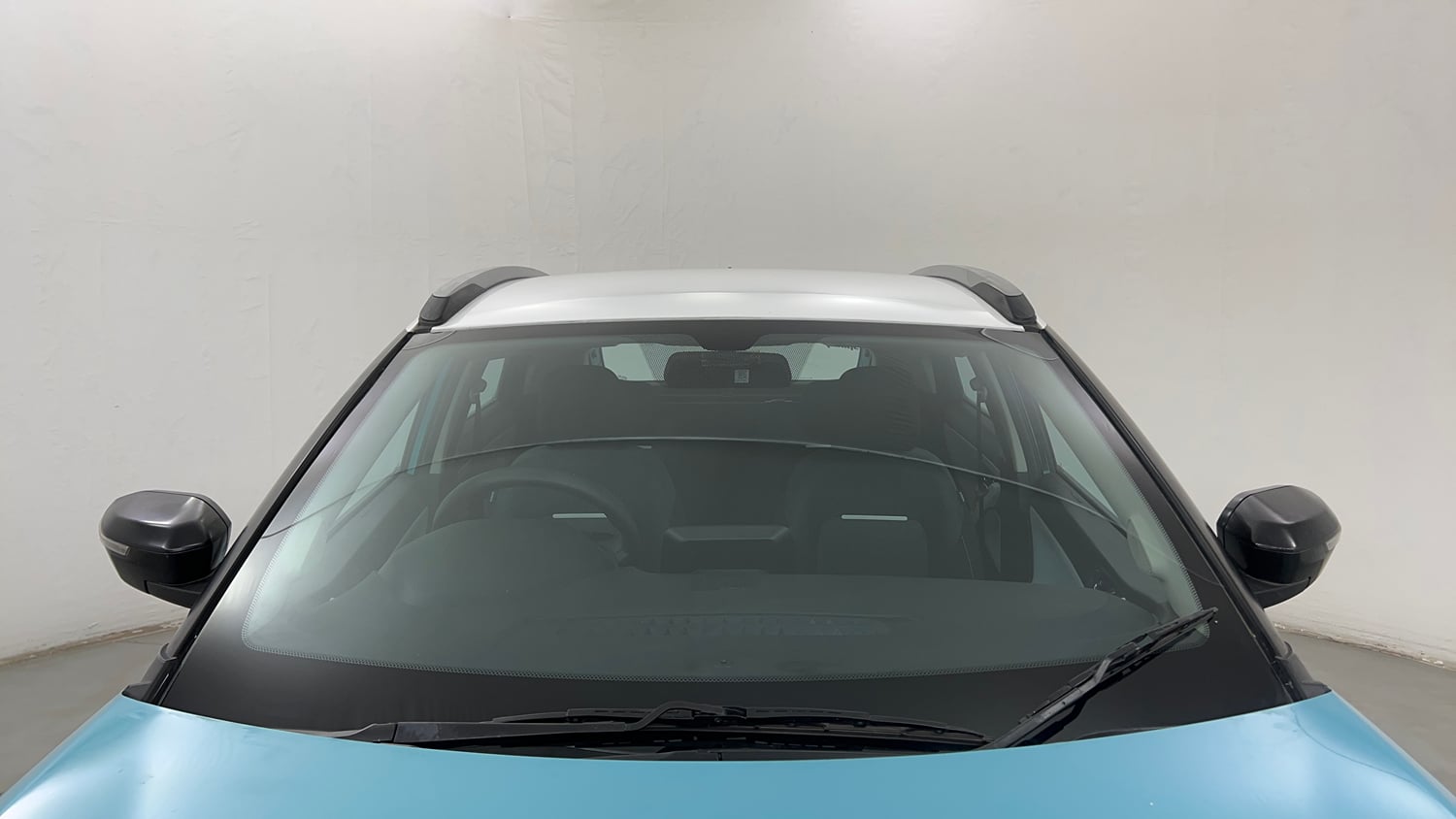 Used 2024 Tata Nexon Creative 1.2 Revotron Petrol 6AMT DT Petrol Automatic exterior FRONT WINDSHIELD VIEW