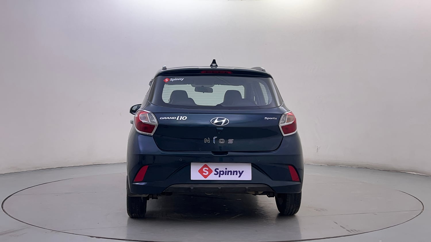 Used 2021 Hyundai Grand i10 Nios Sportz AMT 1.2 Kappa VTVT Petrol Automatic exterior BACK VIEW