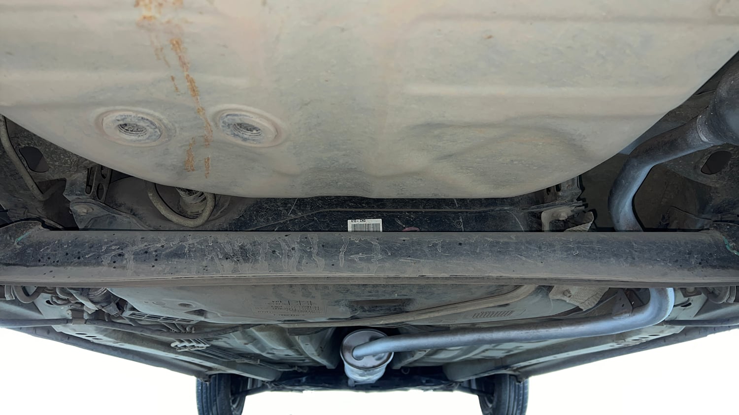 Used 2020 Maruti Suzuki Wagon R LXi (O) 1.0 CNG Cng Manual extra REAR UNDERBODY VIEW (TAKEN FROM REAR)
