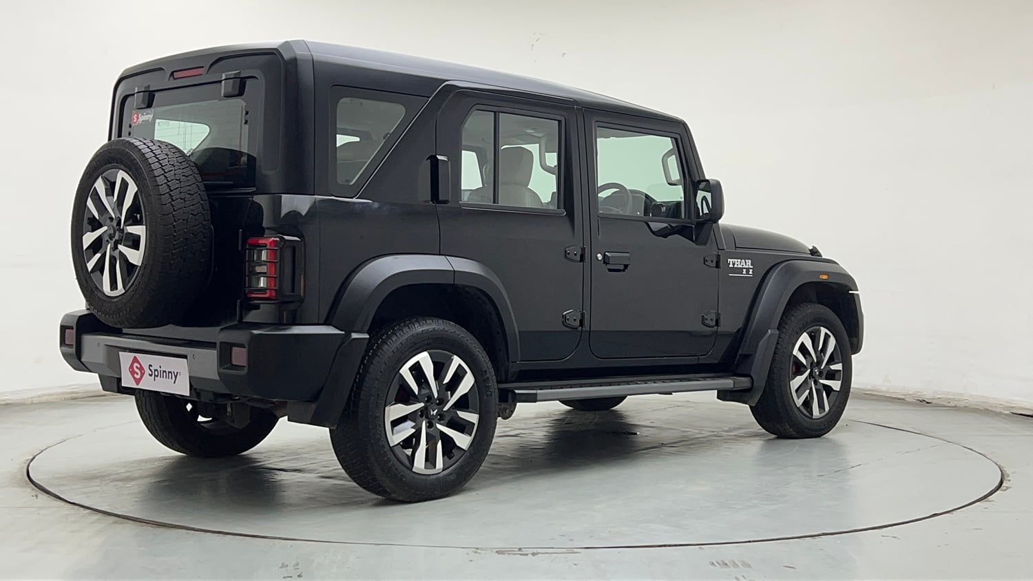 Used 2025 Mahindra Thar Roxx AX7 L Diesel AT 2WD Diesel Automatic exterior RIGHT REAR CORNER VIEW