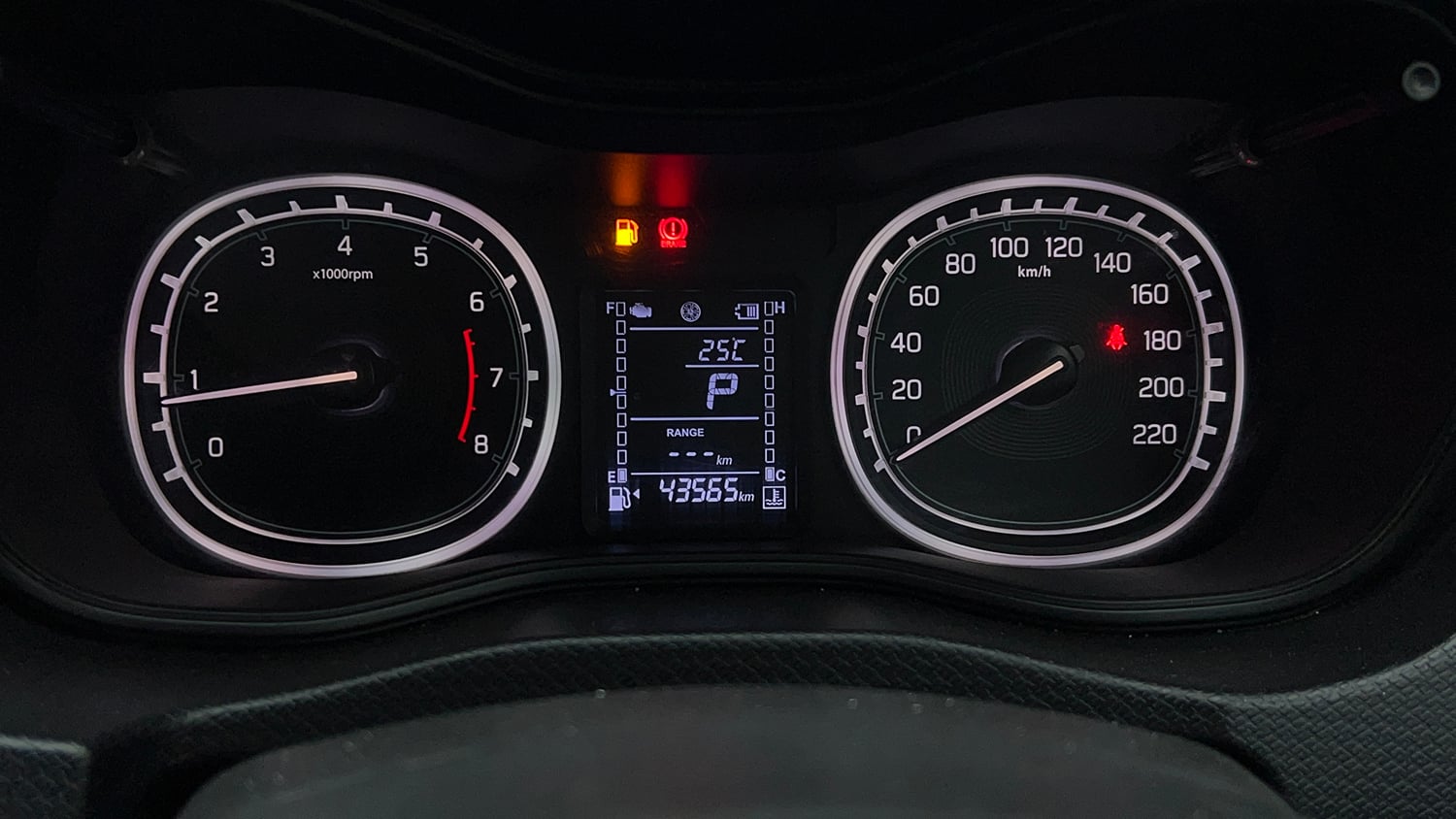 Used 2020 Toyota Urban Cruiser Premium Grade AT Dual Tone Petrol Automatic interior CLUSTERMETER VIEW