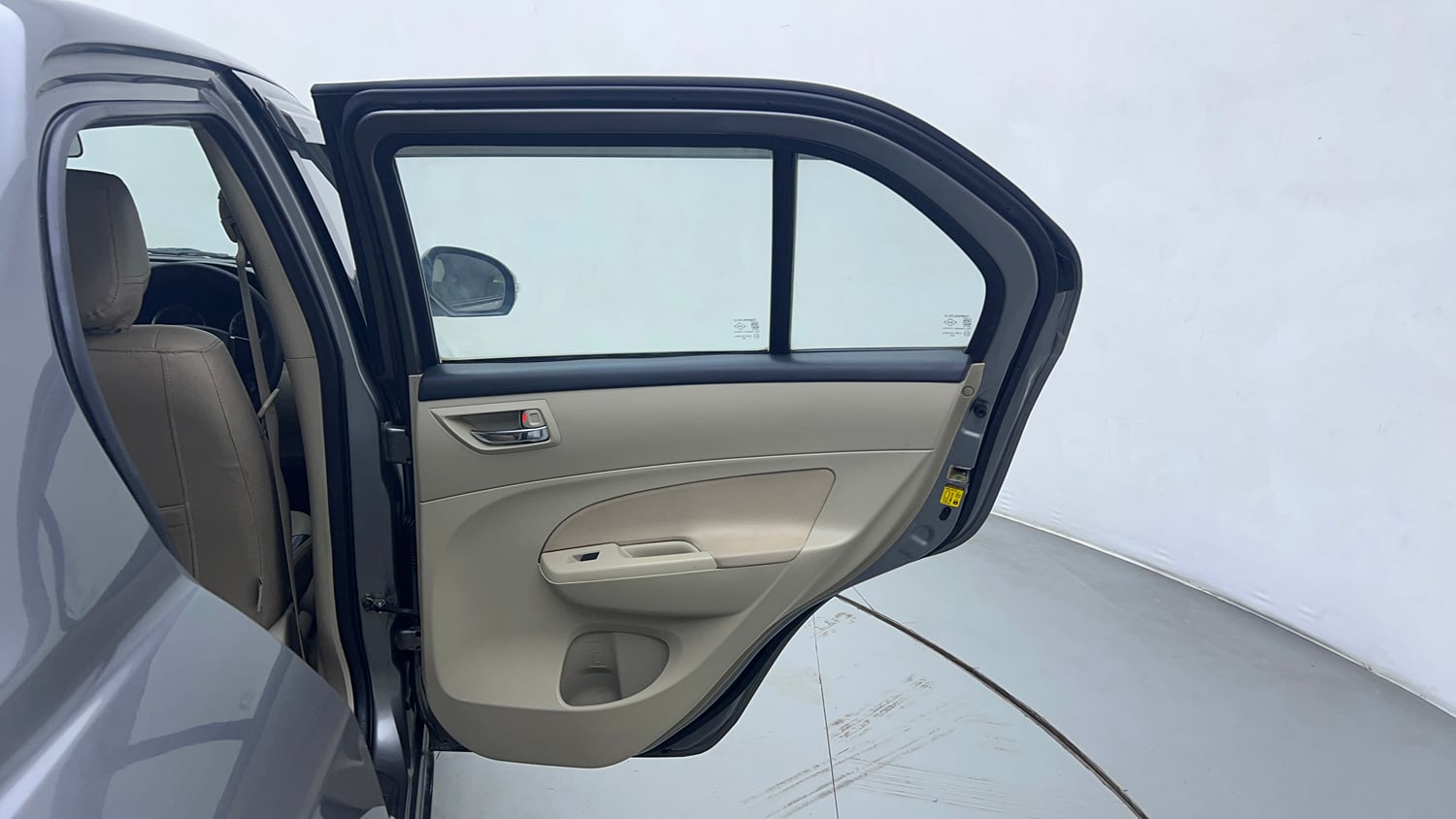 Used 2015 Maruti Suzuki Swift Dzire ZXI Petrol Manual interior RIGHT REAR DOOR OPEN VIEW