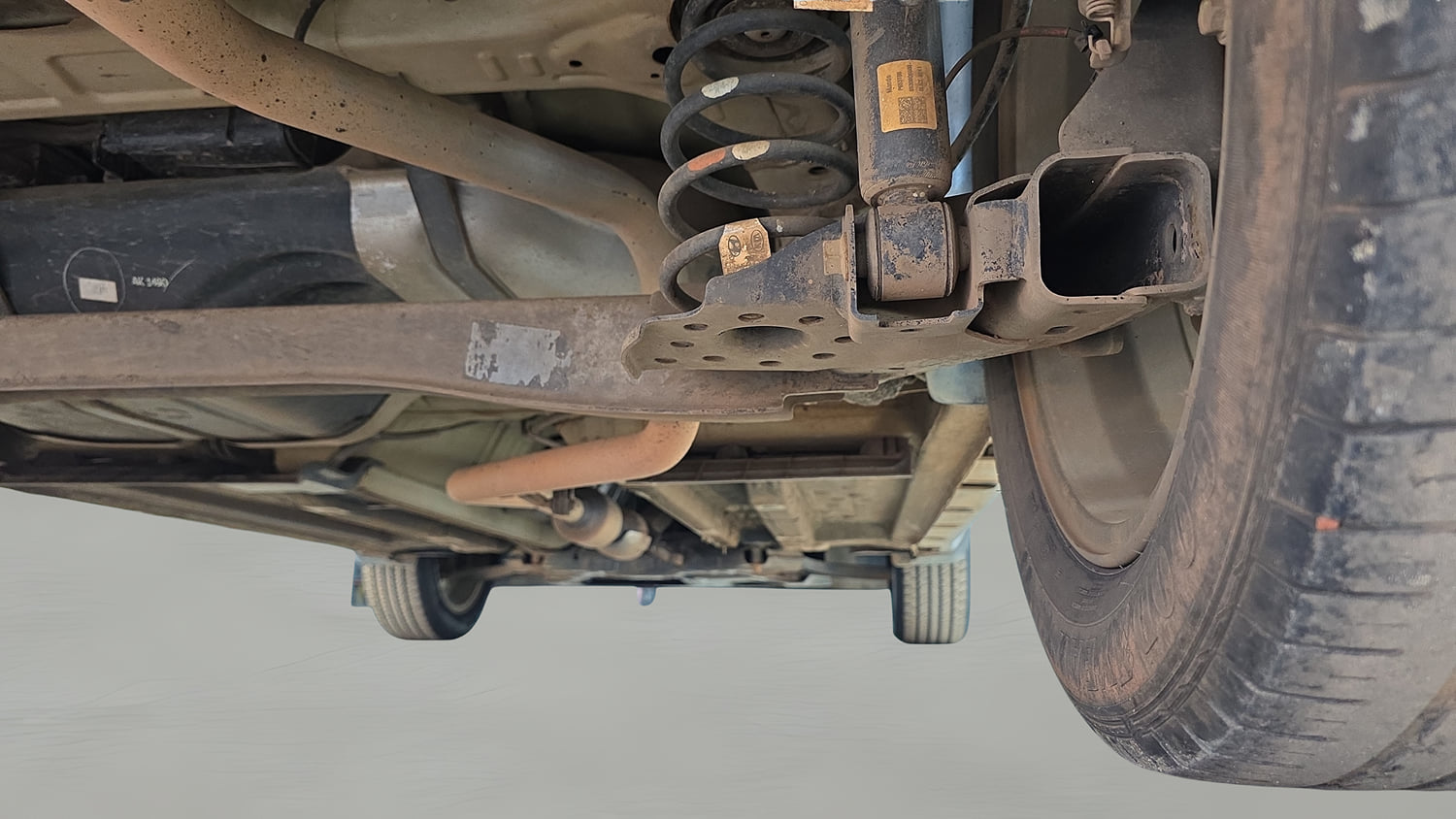 Used 2020 Kia Seltos HTX IVT 1.5 Petrol Automatic extra REAR RIGHT UNDERBODY VIEW