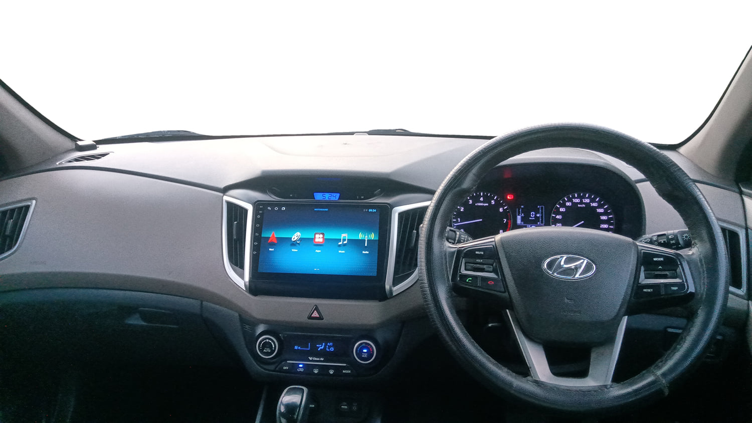 Used 2016 Hyundai Creta 1.6 SX Plus AT Petrol Petrol Automatic interior DASHBOARD VIEW