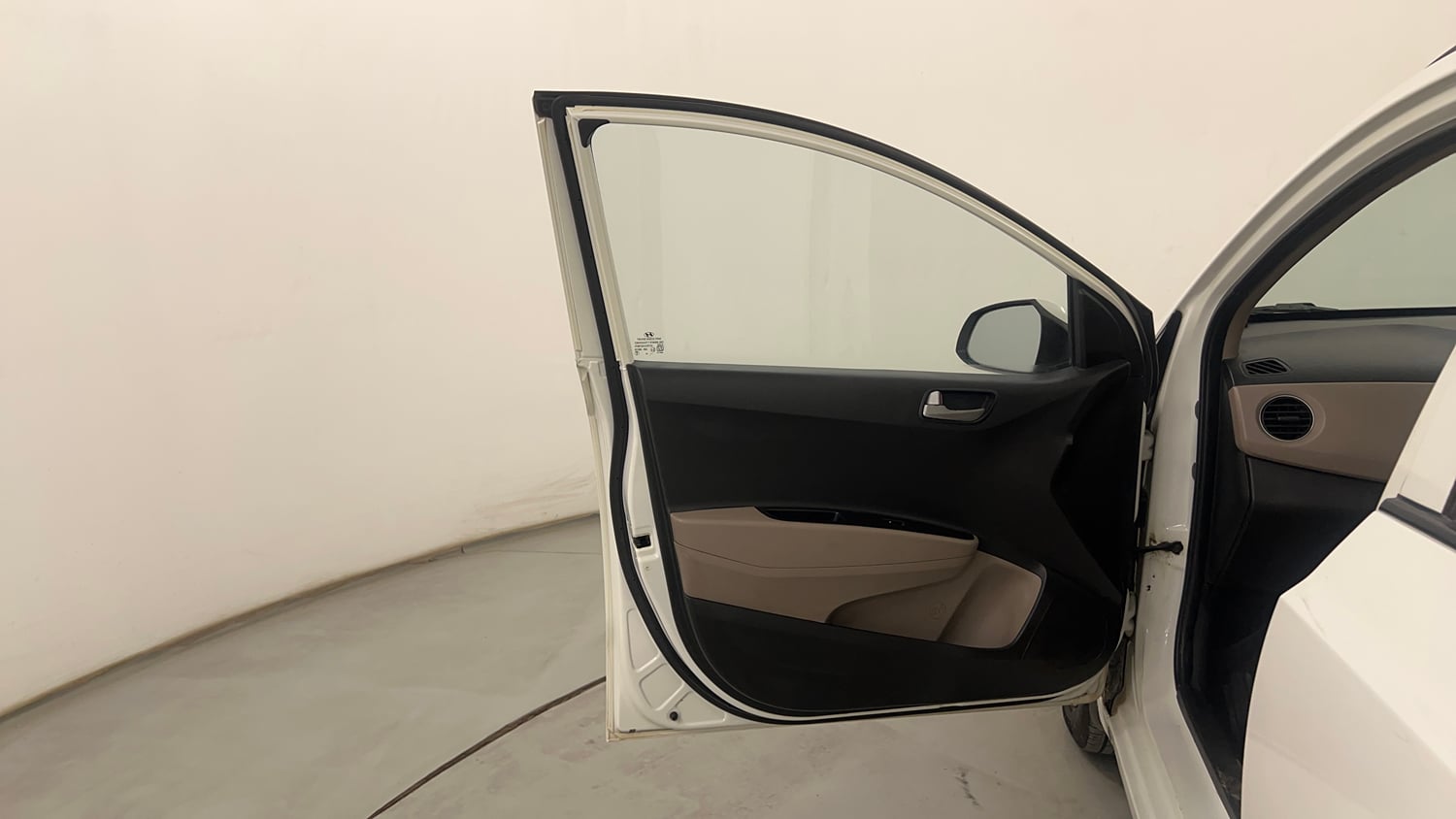 Used 2015 Hyundai Grand i10 Asta AT 1.2 Kappa VTVT Petrol Automatic interior LEFT FRONT DOOR OPEN VIEW