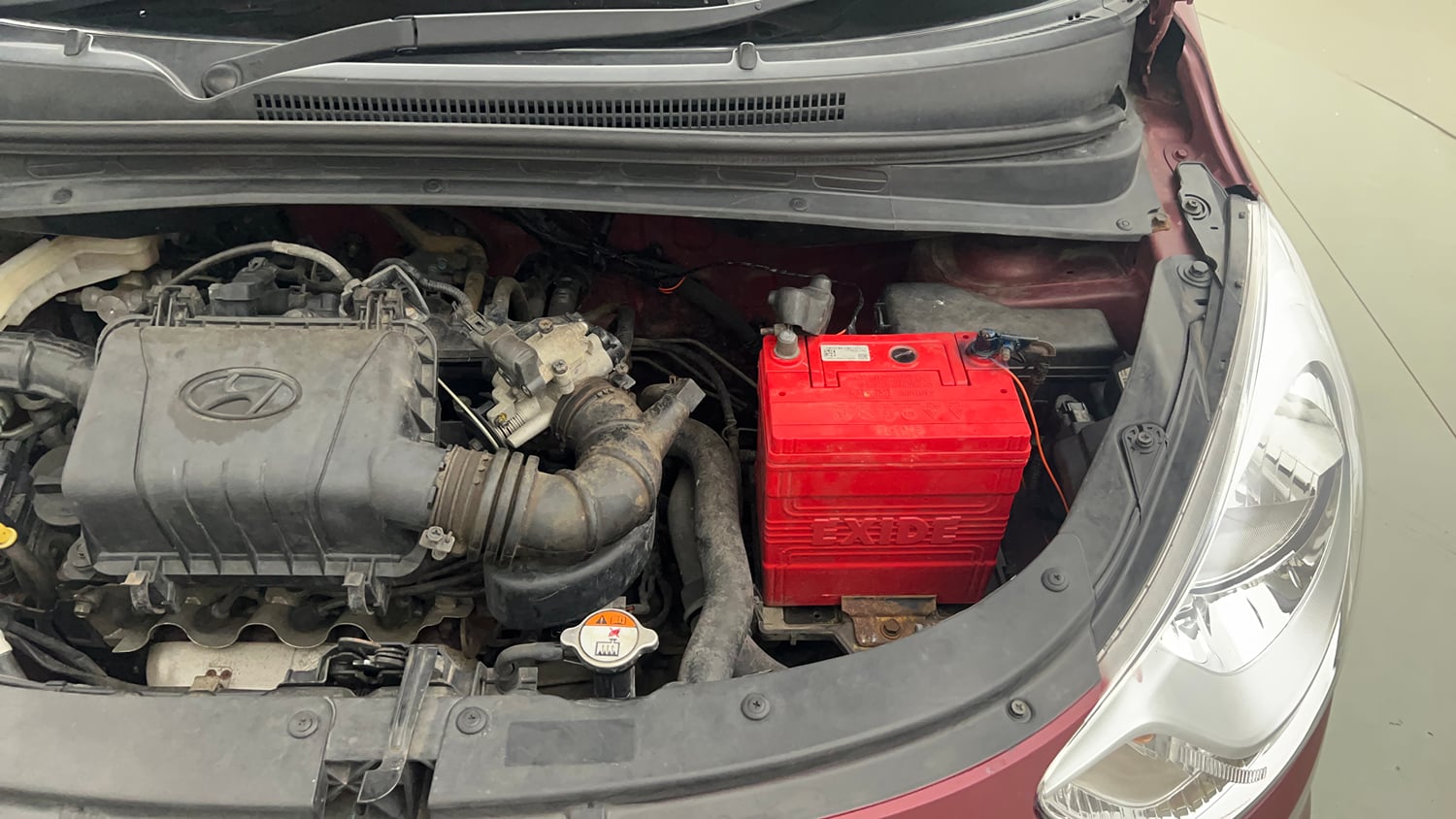 Used 2013 Hyundai i10 Era 1.1 iRDE2 Petrol Manual engine ENGINE LEFT SIDE VIEW