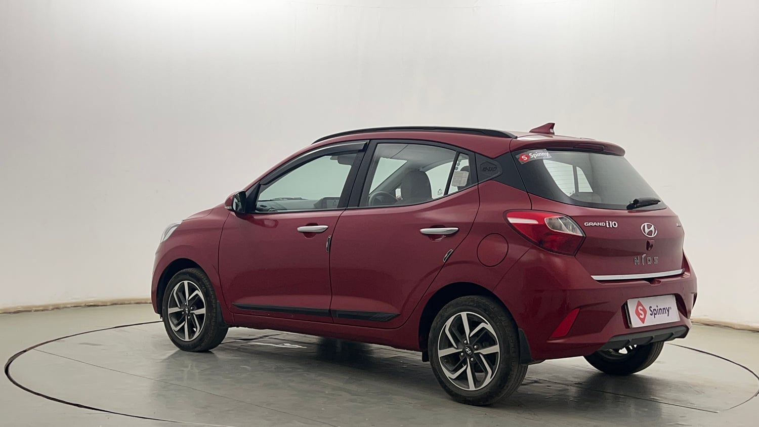 Used 2020 Hyundai Grand i10 Nios Asta AMT 1.2 Kappa VTVT Petrol Automatic exterior LEFT REAR CORNER VIEW