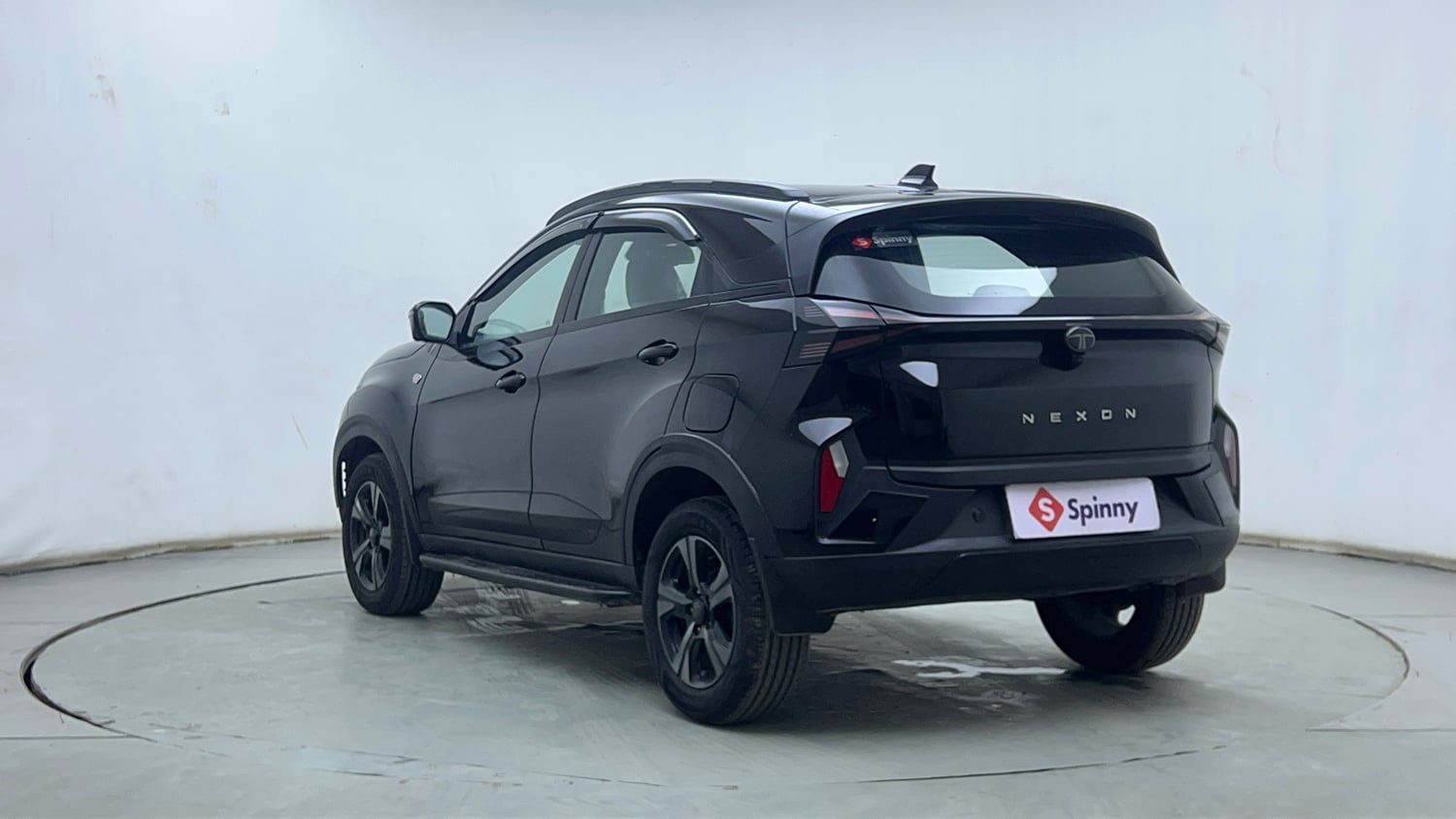 Used 2024 Tata Nexon Fearless Plus (S) 1.5 Diesel 6MT Dark Edition Diesel Manual exterior LEFT REAR CORNER VIEW