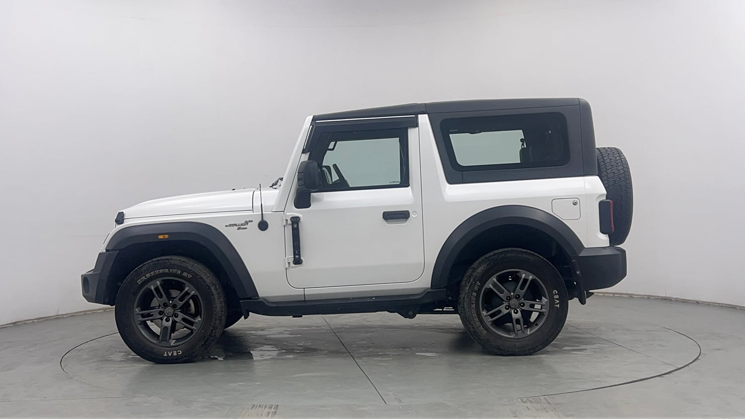 Used 2024 Mahindra Thar LX Hard Top Petrol AT RWD Petrol Automatic exterior LEFT SIDE VIEW