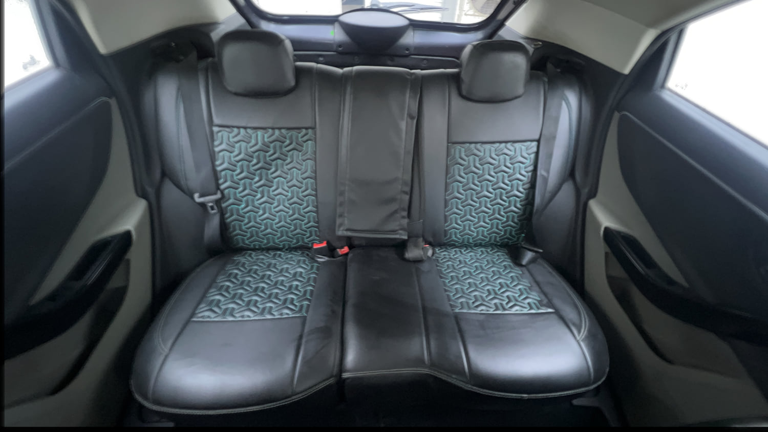 Used 2019 Tata Nexon XZA Plus Petrol Petrol Automatic interior REAR SEAT CONDITION VIEW