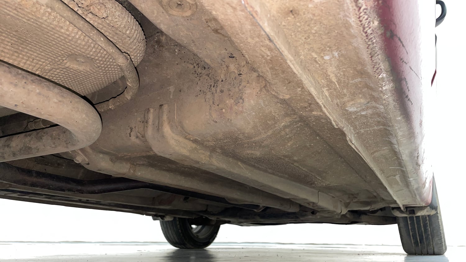 Used 2015 Hyundai Elite i20 Asta 1.2 Petrol Manual extra REAR RIGHT UNDERBODY VIEW