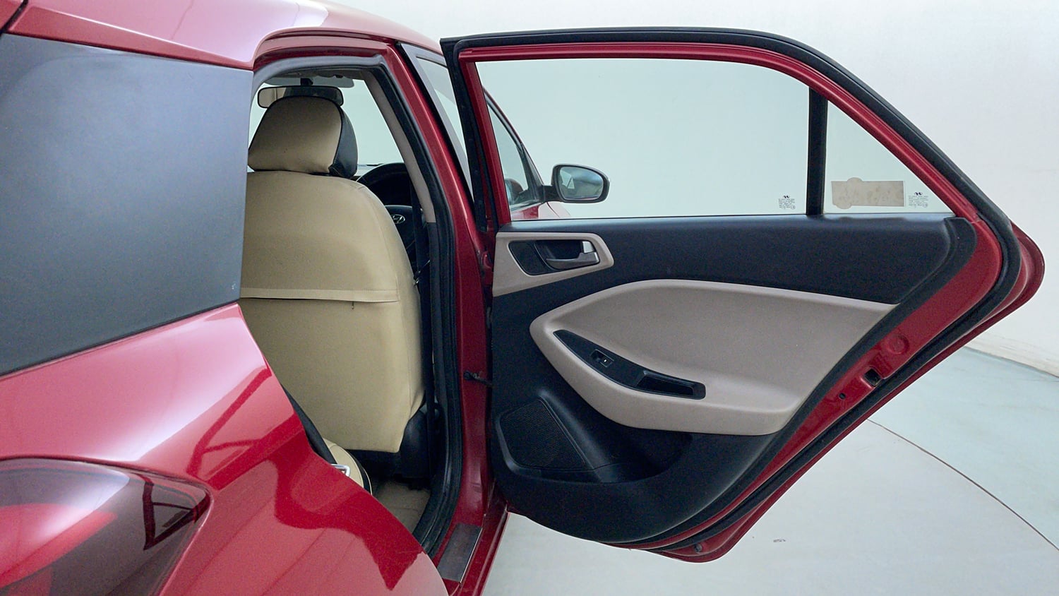 Used 2015 Hyundai Elite i20 Asta 1.2 Petrol Manual interior RIGHT REAR DOOR OPEN VIEW
