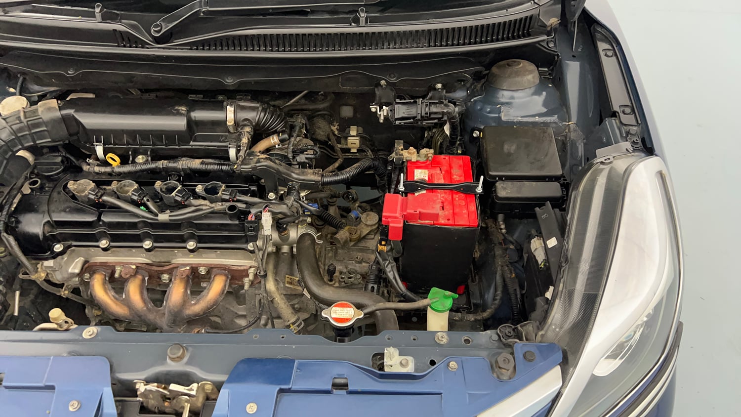 Used 2021 Maruti Suzuki Baleno Delta Petrol Manual engine ENGINE LEFT SIDE VIEW