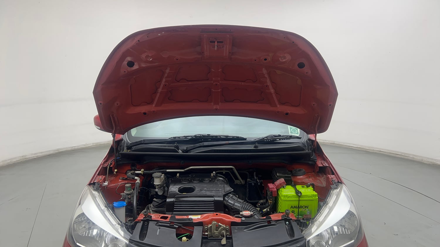 Used 2017 Maruti Suzuki Celerio ZXi AMT Petrol Automatic engine ENGINE & BONNET OPEN FRONT VIEW
