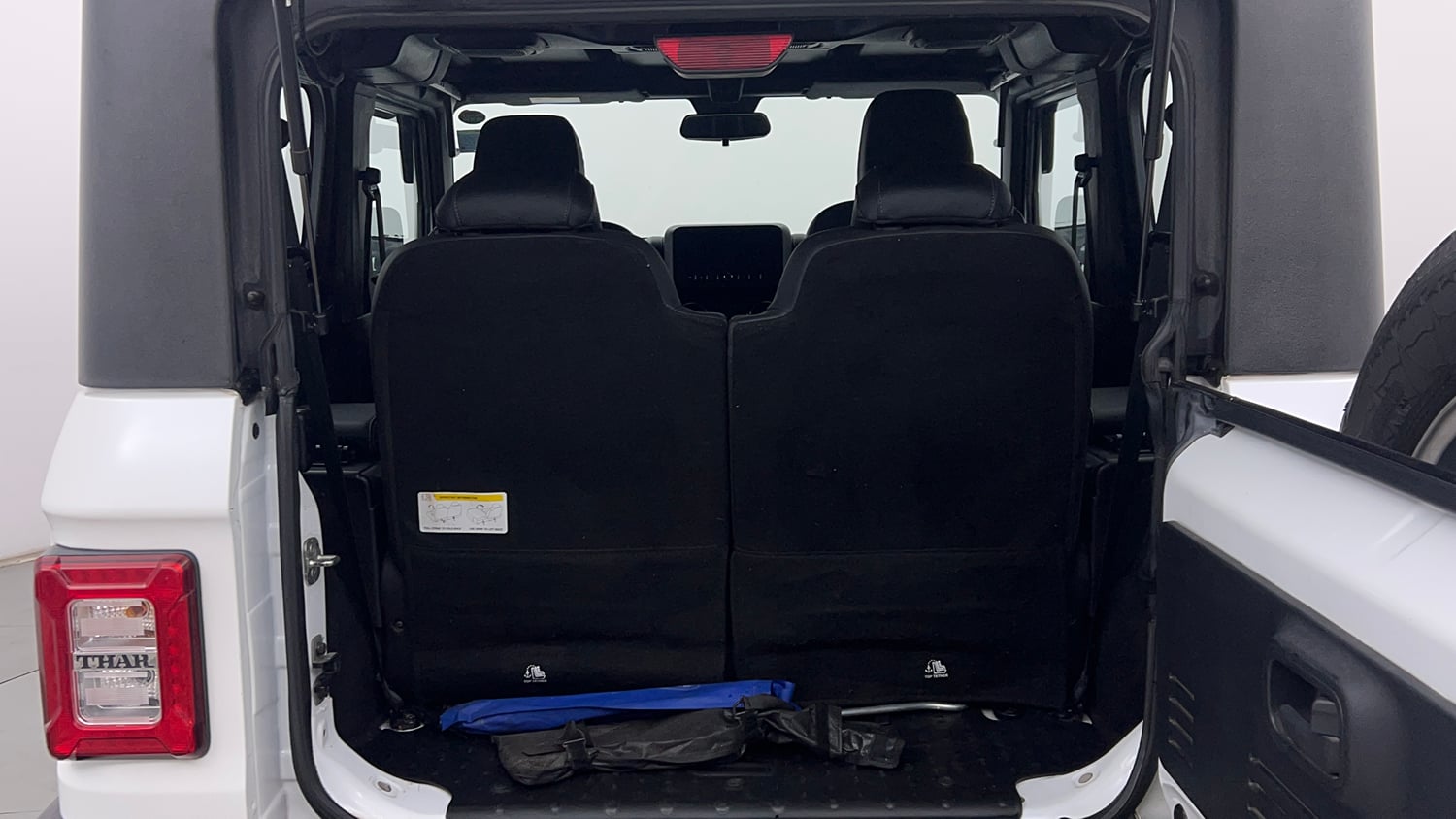Used 2024 Mahindra Thar LX Hard Top Petrol AT RWD Petrol Automatic interior DICKY INSIDE VIEW